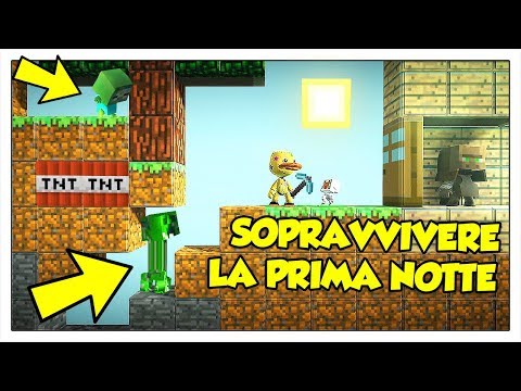 SOPRAVVIVERE LA PRIMA NOTTE NEL NUOVO MINECRAFT! - Little Big Planet 3 ITA