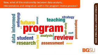 Program Review and Data Analysis and Interpretation  Tips and Protocols