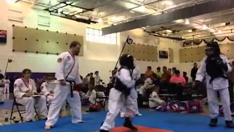 Audrey's first match April 2014