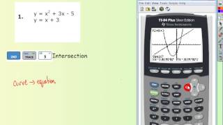 Solving Linear Quadratic System wTI basic example