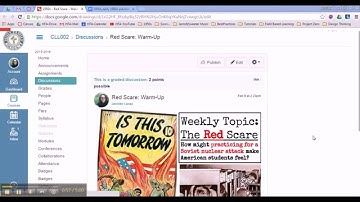 Tutorial: Embed a Google Drawing in a Canvas Discussion Board