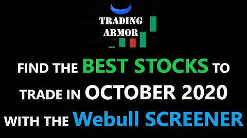 HOW TO DAY TRADE WITH WEBULL | FIND THE BEST STOCKS WITH THE WEBULL SCREENER