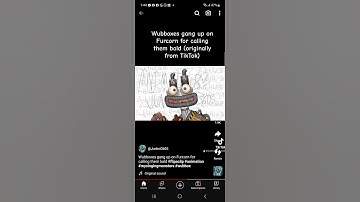 wubbox gang up with furcorn becuz they call them bald