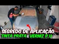 SEGREDO de  APLICAÇÃO TINTA PRATA sem  MANCHA  e  VERNIZ AUTOMOTIVO LISO  sem  POLIMENTO