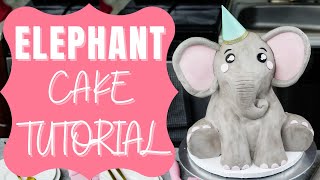 Elephant Cake Tutorial | CHELSWEETS