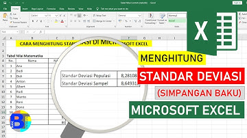 Cara Menghitung Standar Deviasi di Excel | Belajar Statistik Excel