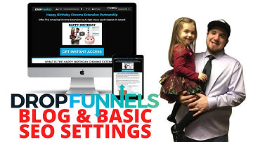 DropFunnels Blog & Basic SEO Settings