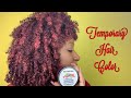How I Went Red WITHOUT Damaging My Curls | Hair Paint Wax