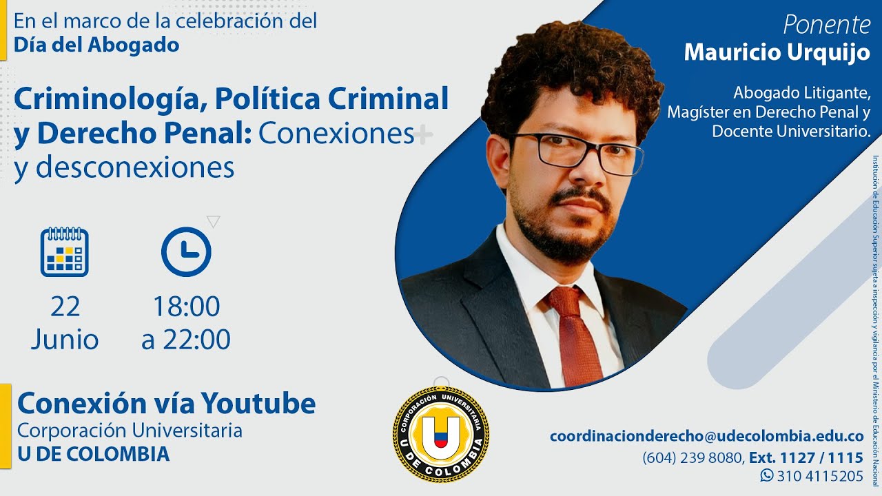 Criminología, Política Criminal y Derecho Penal Conexiones y desconexiones YouTube Criminología, Política Criminal y Derecho Penal Conexiones y desconexiones YouTube