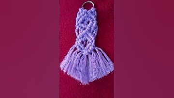 macrame keychain tutorial//monkey’s fist design…#shorts #macramekeychain #shortsvideo #viral #diy