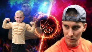 Father Vs Son Strength Challenge 3!! Nerf Battle Attack!