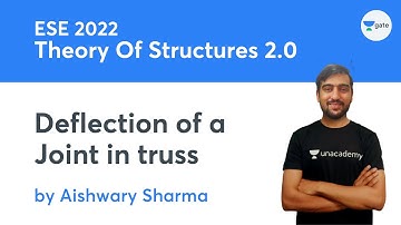 L 46 | Deflection of a Joint in truss | Theory Of Structures 2.0 #ESE | Aishwary Sharma