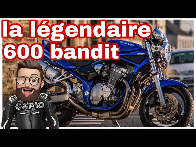 Suzuki 600 bandit la légende (une moto très économique) 