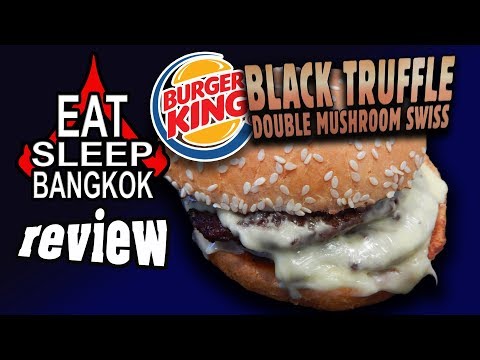 Black Truffle Double Mushroom Swiss Burger from Burger King - Burgers in Bangkok #4