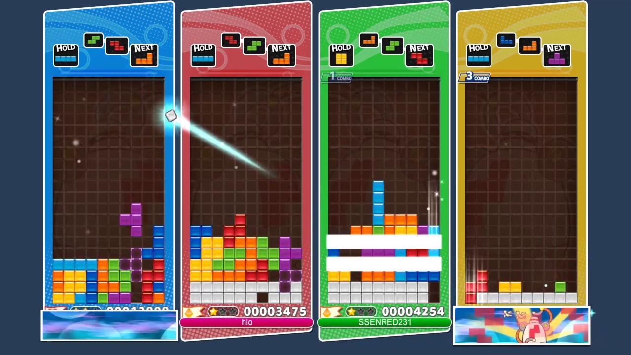 [Puyo Puyo Tetris AI] Zetris vs hio, SSENRED231, and wena (3) - YouTube