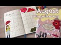 8月のバレットジャーナルセットアップ🌺Bullet Journal Setup August 2022