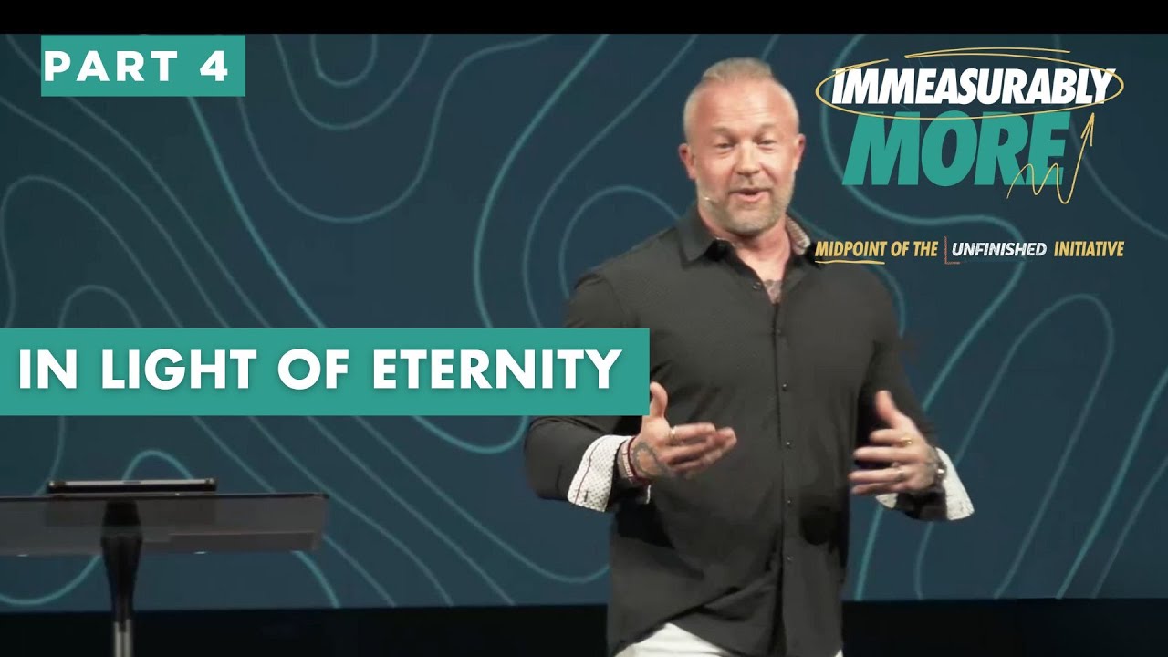 If it doesn’t matter for eternity, it doesn’t matter