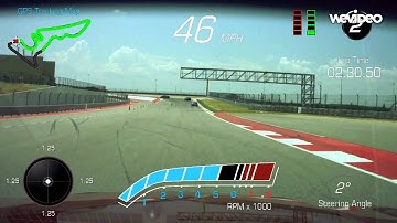 2016 CTS-V w/ Performance Data Recorder at CIrcuit of the Americas in Austin, TX