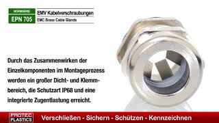 Quick-Fit EPN 705 EMV Kabelverschraubungen aus Messing