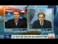 El calor no da tregua a Argentina