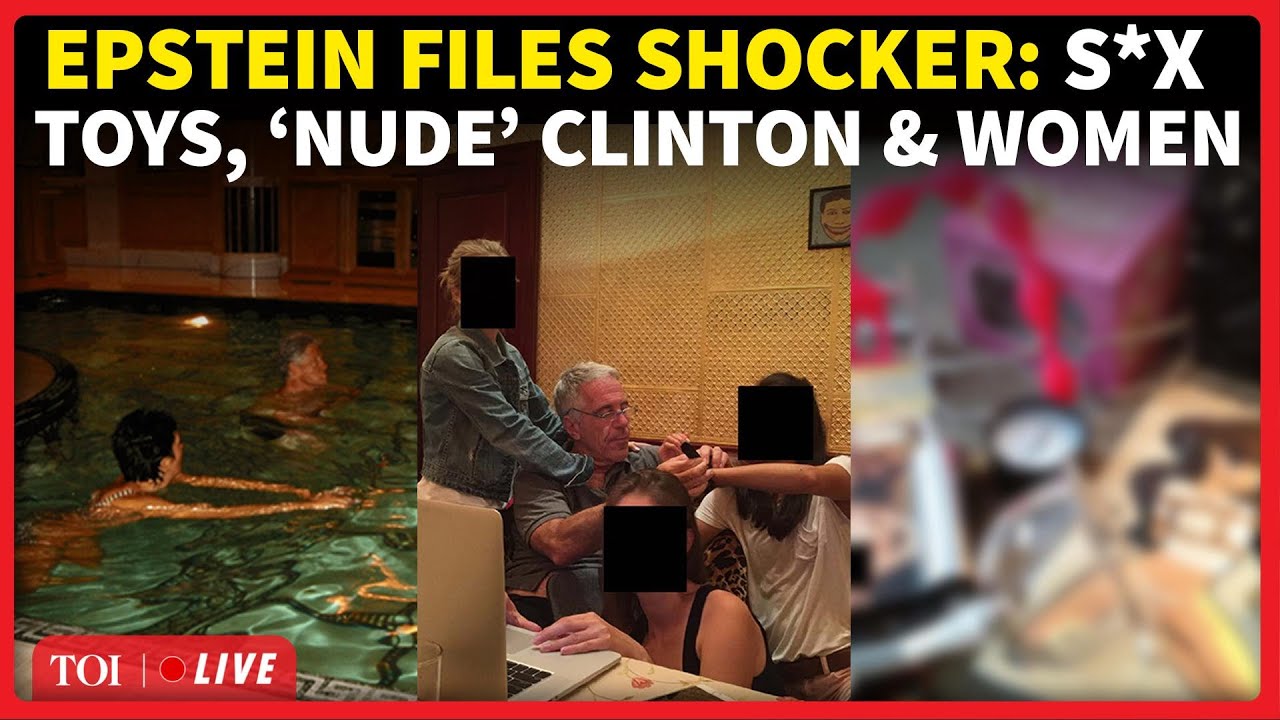 Epstein Files UNSEEN Photos: Bill Clinton ‘Nude’ With Maxwell, Michael Jackson Poses With Minors?