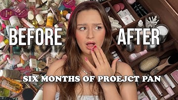 ALL OF MY *PROJECT PAN* EMPTIES AFTER SIX MONTHS