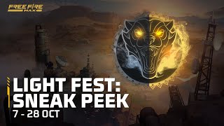 Light Fest Items Sneak Peek | Biggest Event of the Year | Garena Free Fire MAX