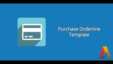 Purchase Order Line Template in Odoo v13