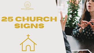Part 2  learn American Sign Language church vocabulary