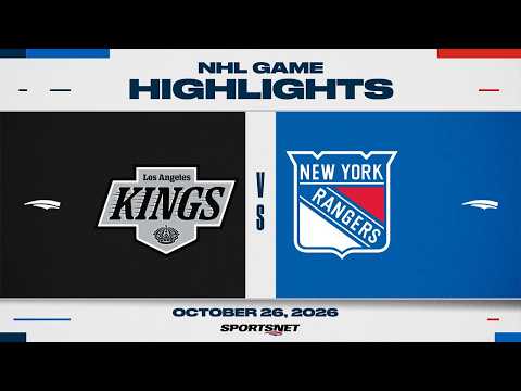 NHL Highlights | Kings vs. Rangers - October 26, 2026