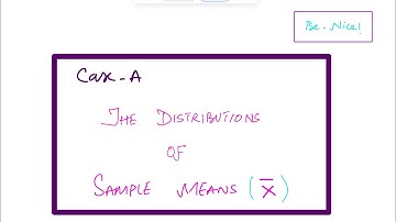 A2 MATH S2: CASE A-DISTRIBUTION OF SAMPLE MEANS! SAMPLING LECTURE # 11. TUES, 6 MAY 2025.