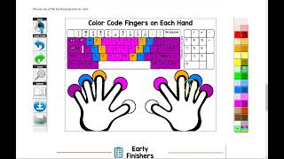 2nd grade Typing Practice from k5tech.net elementary technology curriculum