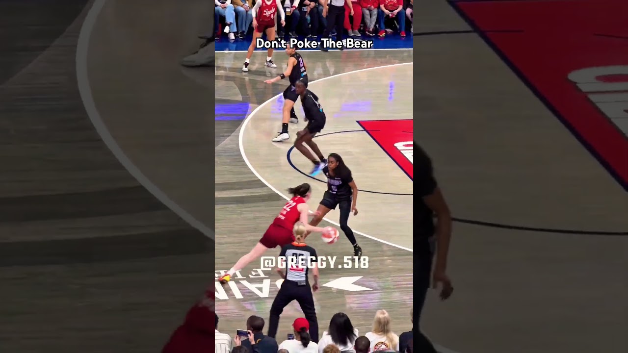 They woke her up! #caitlinclark #basketball #wnba