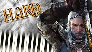 Video thumbnail of "Sword of Destiny (Theme from The Witcher 3: Wild Hunt) - Piano Tutorial"