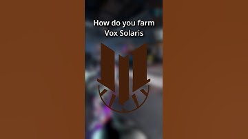 EASIEST Vox Solaris (Little Duck) Standing Farming! #shorts #warframe #gaming #wfcc #streamer