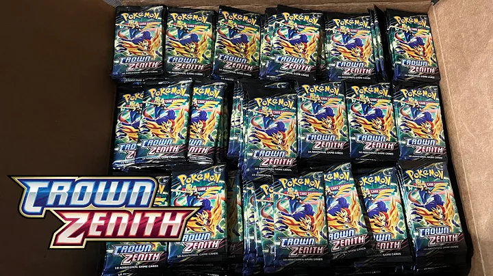 OPENING 1000 CROWN ZENITH BOOSTER PACKS! - ONLINE POKEMON STORE!
