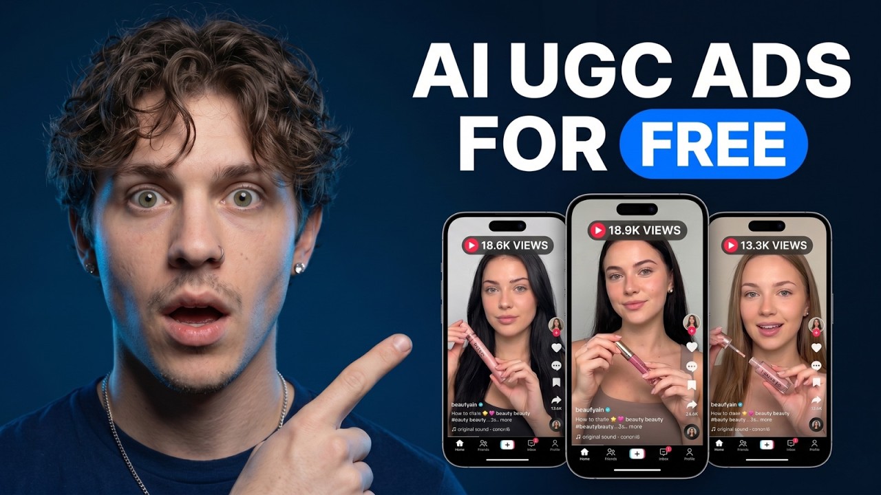 I Made Viral UGC Ads With AI in 4 Minutes (100% Free) - YouTube