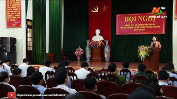 Đoàn ĐBQH tỉnh tiếp xúc cử tri huyện Kim Sơn