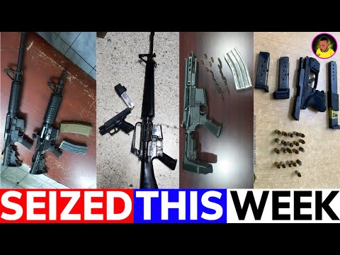 ELEVEN guns and 985 rounds SEIZED this WEEK