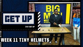 Damien Woody SMASHES the Kansas City Chiefs' tiny helmet 👀 🔨 | Get Up screenshot 2