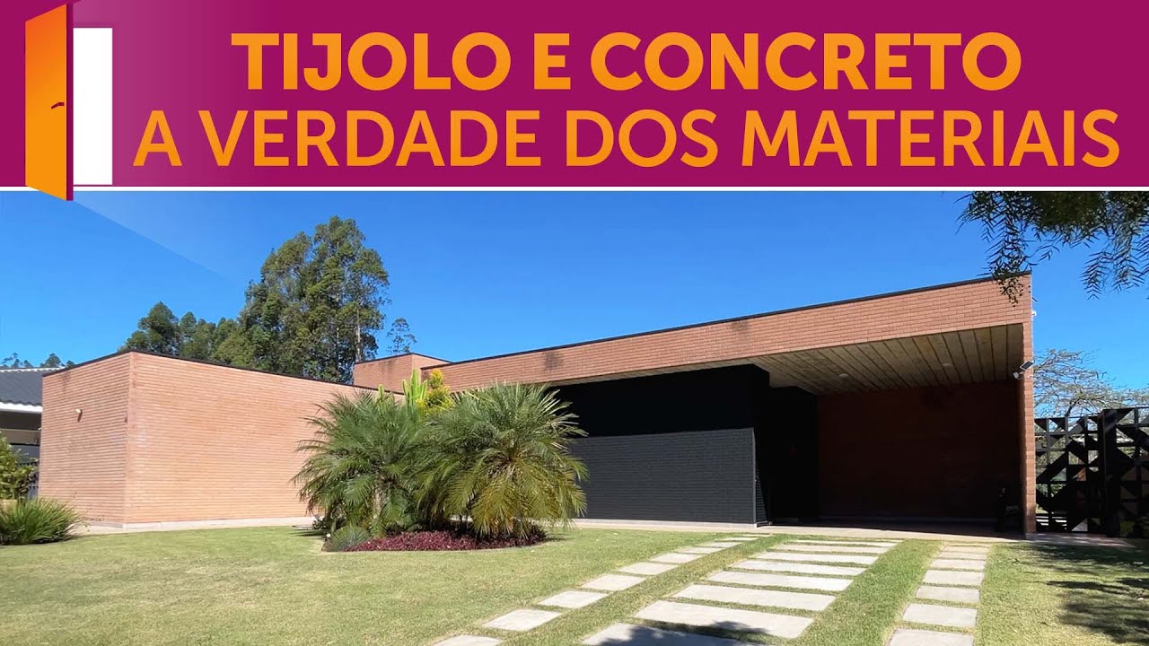 Tour pela Casa MP: Tijolo Ecológico, Concreto Aparente e Design Brutalista