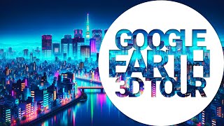 Drew Traveler Presents Tokyo, Japan Google Earth 3D Tour with Wikipedia Facts screenshot 2