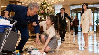 The girl kindly helped the cleaner, but the manager panicked when he saw the old man: he was actuall screenshot 1