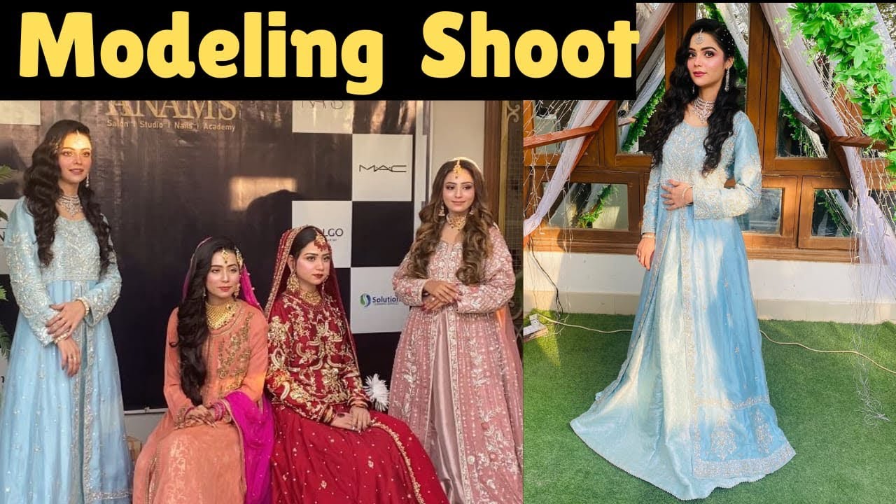 | My Modeling Shoot 📸| A Day As A Model at Anam’s Salon Studio 😍| - YouTube