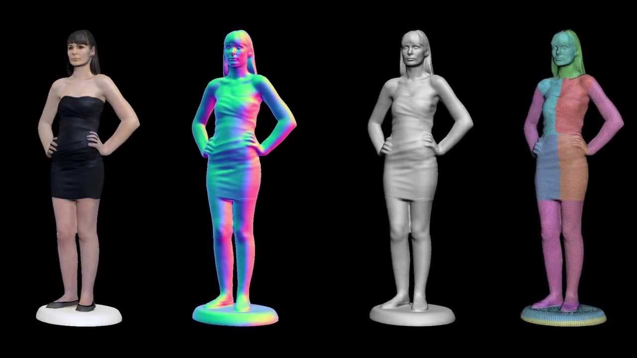 3D body scan - YouTube