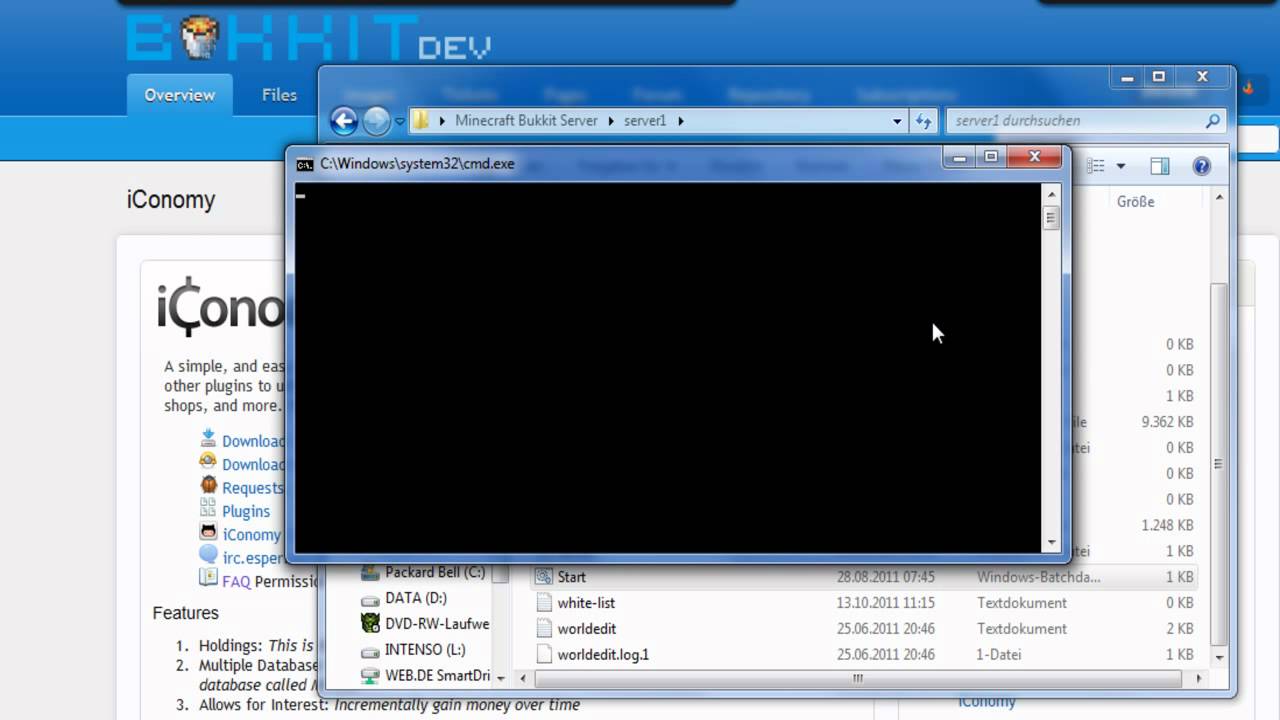 Iconomy 6 - Minecraft Bukkit Server Plugin - Wirtschaftssystem - YouTube