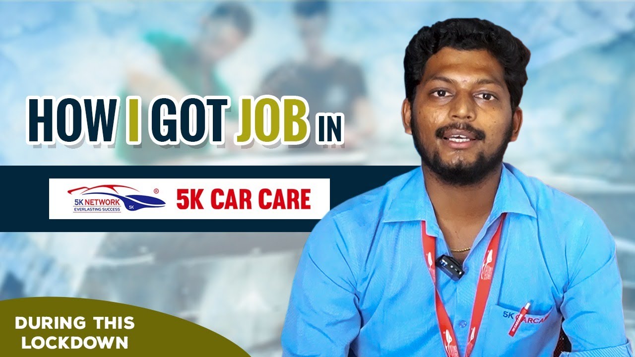 How to get a Permanent Job 5K Car Care Job in Auto Industry Free Training YouTube