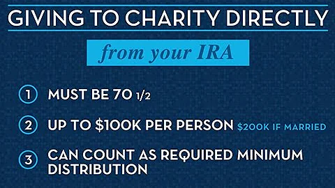 How To Give To Charity Directly From Your IRA