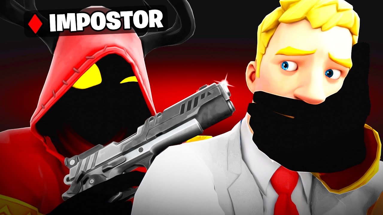 Trolling With AMONG US in Fortnite.. (RAGE)