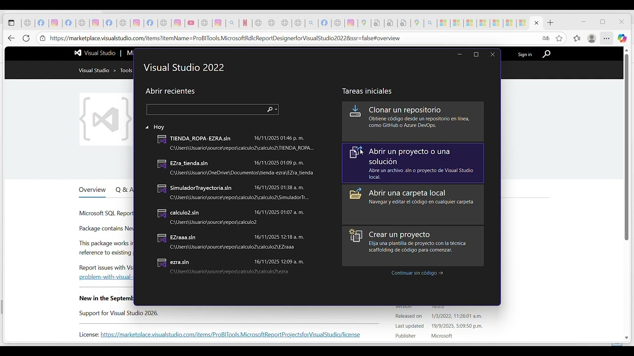 Descarga de ReportViewer